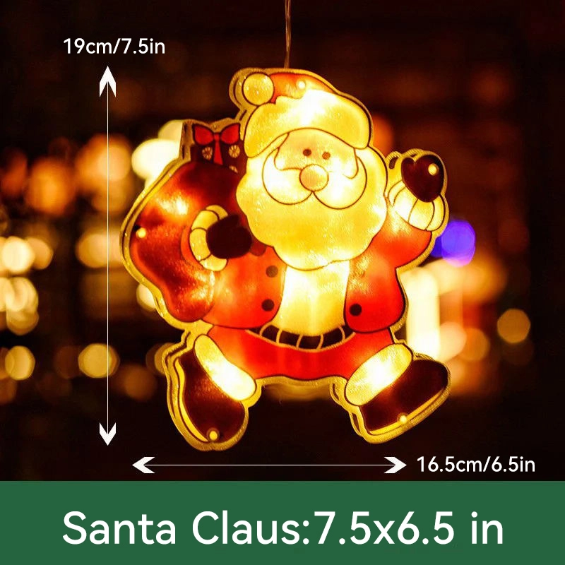 TLOPA® CHRISTMAS PRE-SALE 50%OFF NOW🎄Christmas Window Hanging Lights