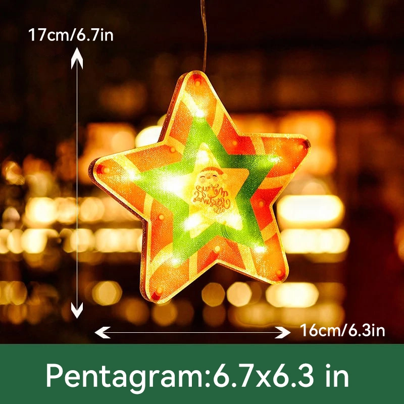 TLOPA® CHRISTMAS PRE-SALE 50%OFF NOW🎄Christmas Window Hanging Lights