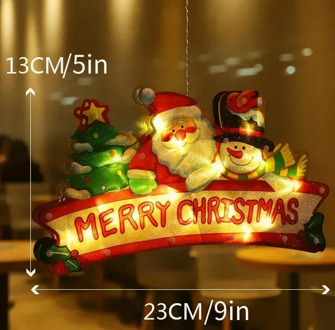 TLOPA® CHRISTMAS PRE-SALE 50%OFF NOW🎄Christmas Window Hanging Lights