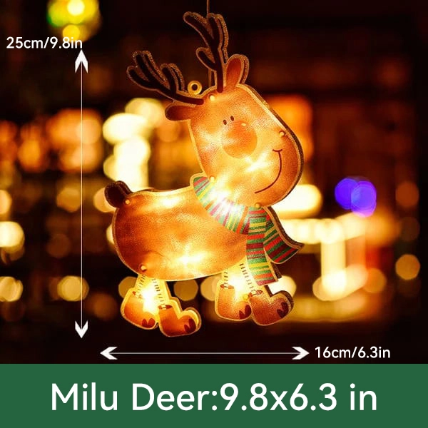 TLOPA® CHRISTMAS PRE-SALE 50%OFF NOW🎄Christmas Window Hanging Lights