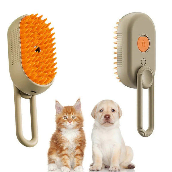 Last Day Promotion: 70% OFF 🔥 3 in 1 Steamy Pet Brush