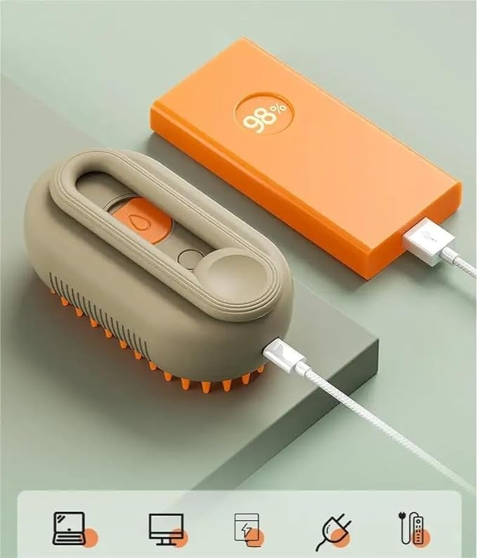 Last Day Promotion: 70% OFF 🔥 3 in 1 Steamy Pet Brush