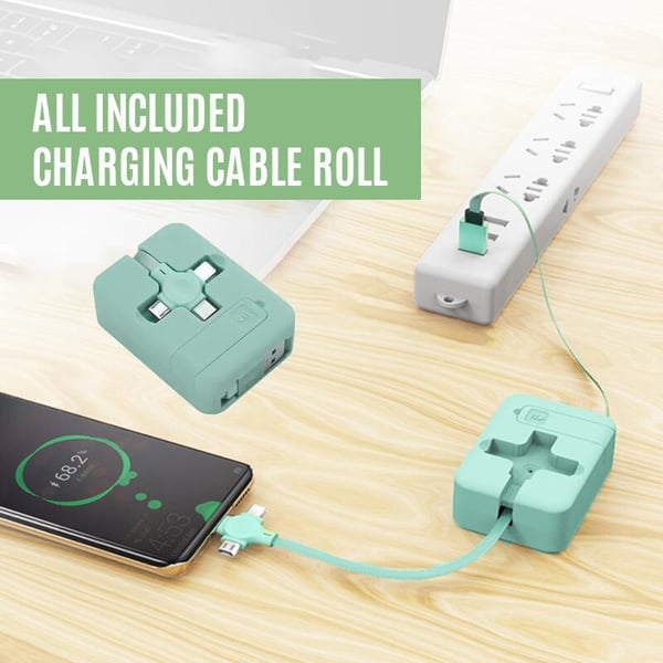 3 in 1 Data Line Fast Charging Line Storage Box⚡HOT DEAL ONLY TODAY: SALE OFF 70%🔥