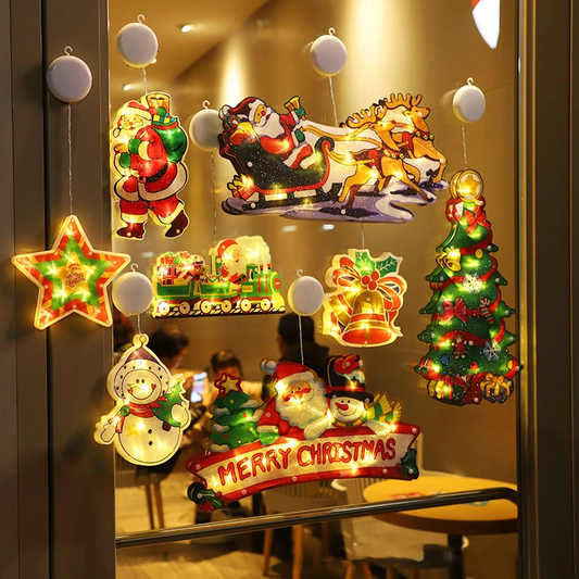 TLOPA® CHRISTMAS PRE-SALE 50%OFF NOW🎄Christmas Window Hanging Lights