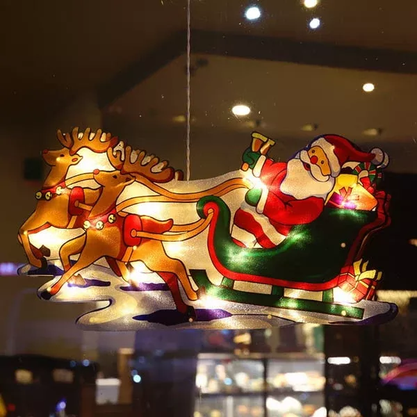 TLOPA® CHRISTMAS PRE-SALE 50%OFF NOW🎄Christmas Window Hanging Lights
