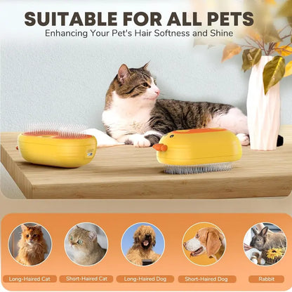 ⏰Last Day Promotion: 80% OFF🔥  TLOPA® Patented Exclusive Rechargeable Steam Pet Brush