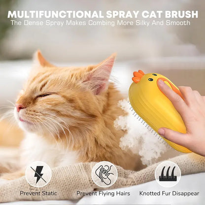 ⏰Last Day Promotion: 80% OFF🔥  TLOPA® Patented Exclusive Rechargeable Steam Pet Brush