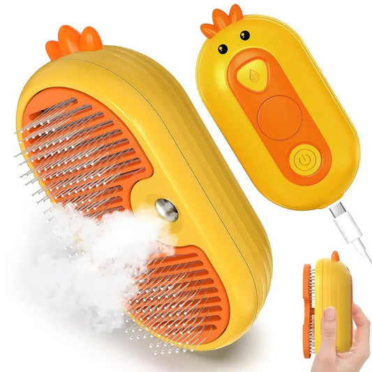 ⏰Last Day Promotion: 80% OFF🔥  TLOPA® Patented Exclusive Rechargeable Steam Pet Brush